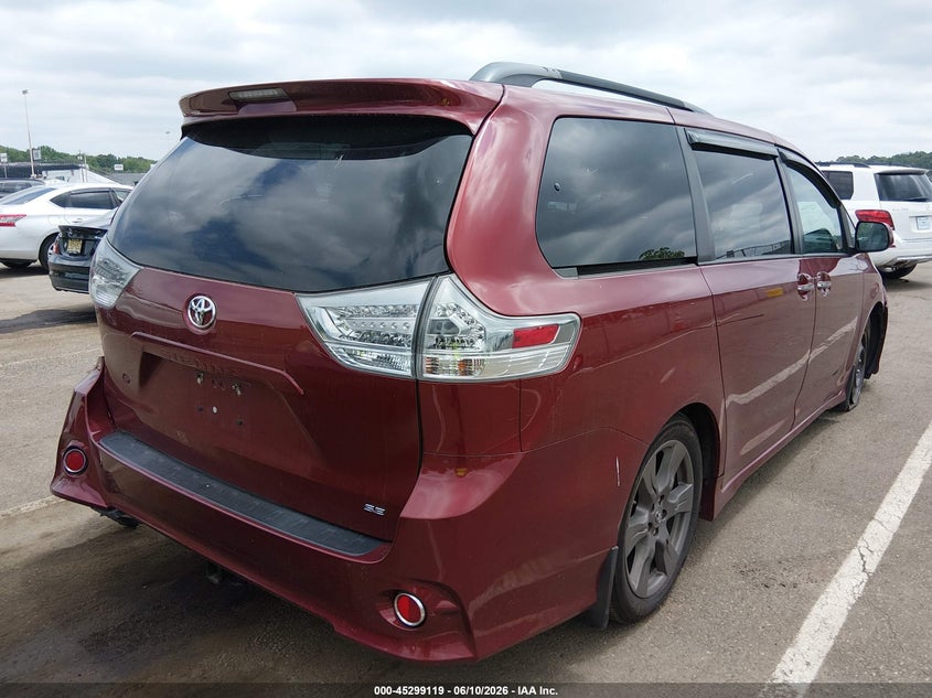 2017 Toyota Sienna VIN 5TDXZ3DC5HS828967 IAAI salvage auction — LEFT SIDE, Salvage (New Jersey), sold $6,150 on 2026-07-27 (photo 4)