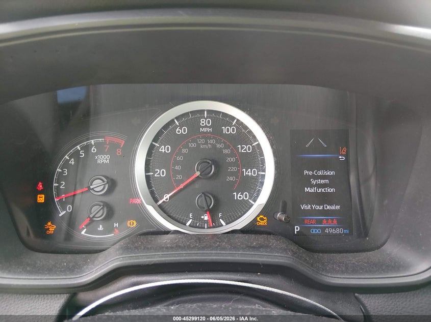 2022 Toyota Corolla VIN 5YFS4MCE6NP115503 IAAI salvage auction — FRONT END, Salvage (Texas), sold $1,050 on 2026-07-21 (photo 7)