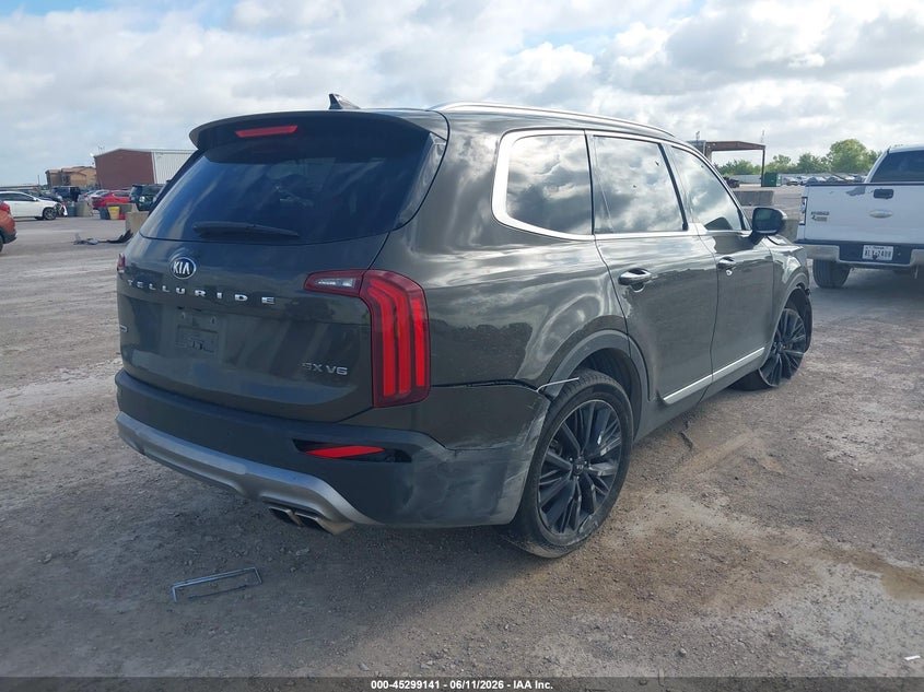 2020 Kia Telluride VIN 5XYP5DHC0LG079710 IAAI salvage auction — FRONT END, Salvage Title, sold $5,200 on 2026-09-09 (photo 4)