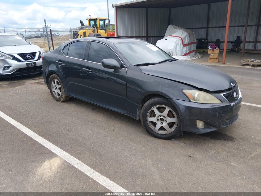 2006 Lexus Is 250 VIN JTHCK262265007652 IAAI salvage auction — FRONT END, Nrc Lienholder Repossession Paperwork (Mississippi), sold $400 on 2026-07-30 (photo 1)