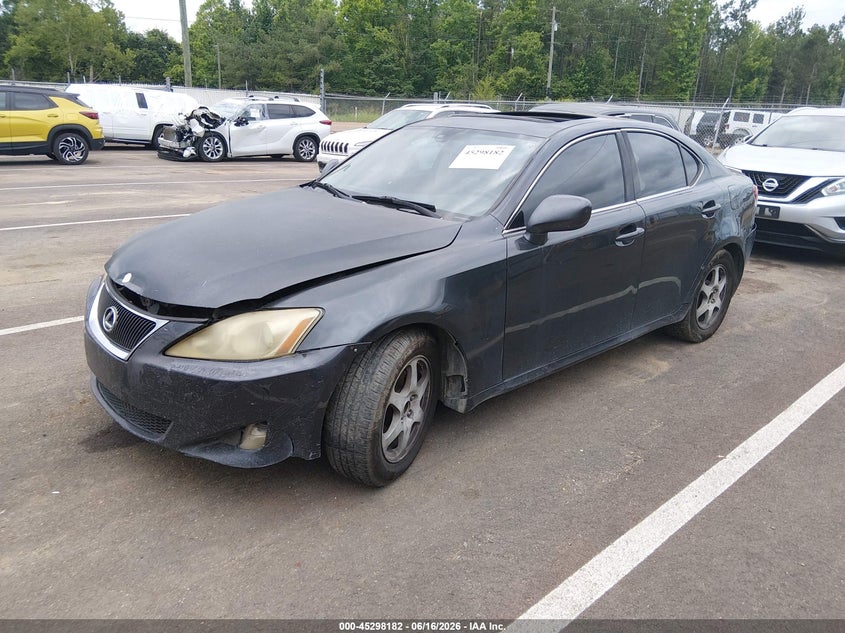 2006 Lexus Is 250 VIN JTHCK262265007652 IAAI salvage auction — FRONT END, Nrc Lienholder Repossession Paperwork (Mississippi), sold $400 on 2026-07-30 (photo 2)