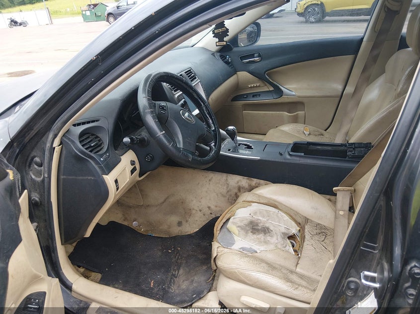 2006 Lexus Is 250 VIN JTHCK262265007652 IAAI salvage auction — FRONT END, Nrc Lienholder Repossession Paperwork (Mississippi), sold $400 on 2026-07-30 (photo 5)