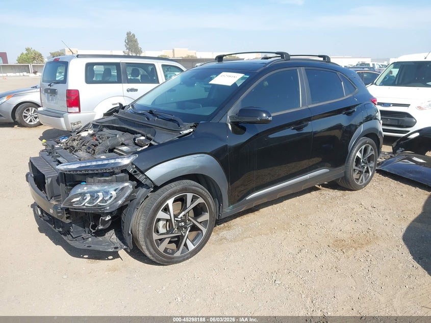 2022 Hyundai Kona VIN KM8K53A34NU794856 IAAI salvage auction — FRONT END, Salvage Title, sold $4,350 on 2026-07-27 (photo 2)