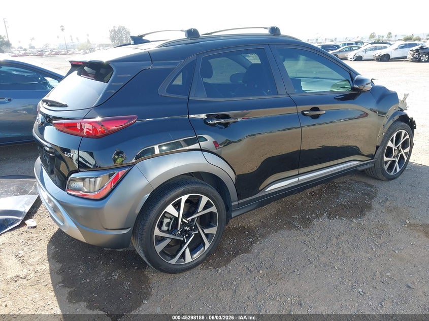 2022 Hyundai Kona VIN KM8K53A34NU794856 IAAI salvage auction — FRONT END, Salvage Title, sold $4,350 on 2026-07-27 (photo 4)