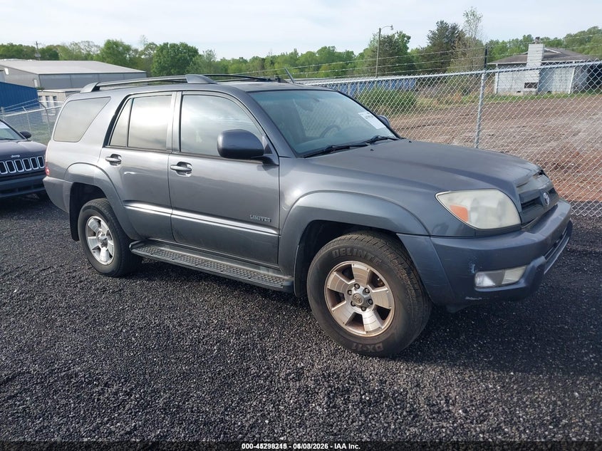 2005 Toyota 4runner VIN JTEZU17R858031359 IAAI salvage auction — UNKNOWN, Repossession Paperwork (South Carolina), sold $2,050 on 2026-07-14 (photo 1)