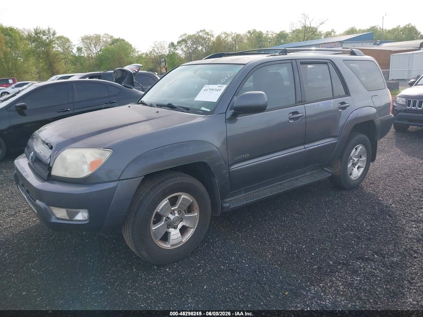 2005 Toyota 4runner VIN JTEZU17R858031359 IAAI salvage auction — UNKNOWN, Repossession Paperwork (South Carolina), sold $2,050 on 2026-07-14 (photo 2)