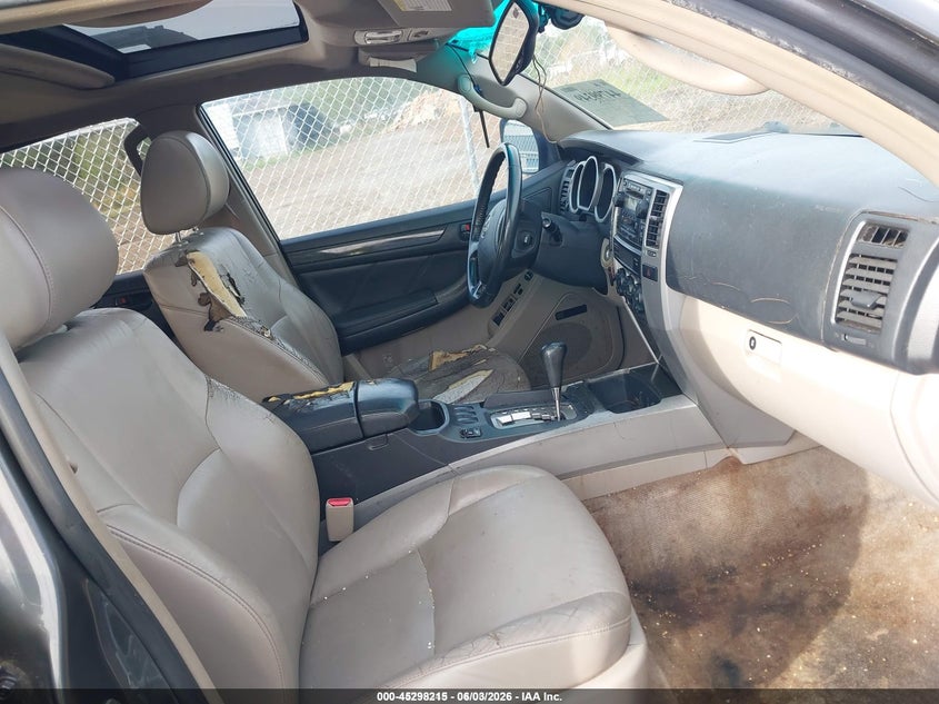 2005 Toyota 4runner VIN JTEZU17R858031359 IAAI salvage auction — UNKNOWN, Repossession Paperwork (South Carolina), sold $2,050 on 2026-07-14 (photo 5)