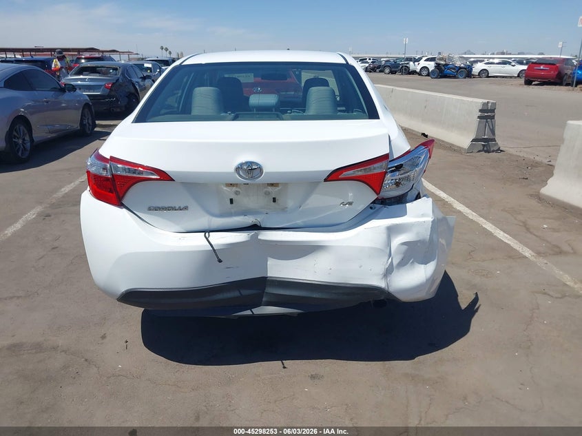 2016 Toyota Corolla VIN 5YFBURHE5GP400282 IAAI salvage auction — REAR END, Salvage Title, sold $3,675 on 2026-07-07 (photo 6)