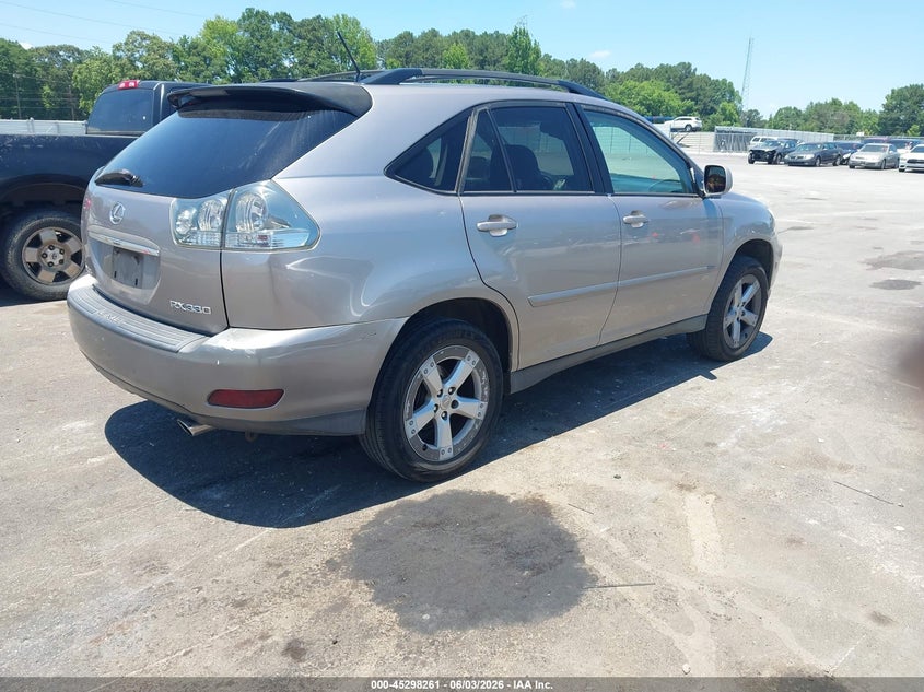 2005 Lexus Rx VIN JTJGA31UX50057034 IAAI salvage auction — RIGHT REAR, Repossession Paperwork (Georgia), sold $1,750 on 2026-07-08 (photo 4)