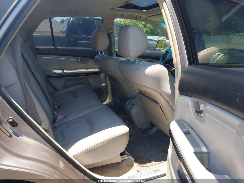 2005 Lexus Rx VIN JTJGA31UX50057034 IAAI salvage auction — RIGHT REAR, Repossession Paperwork (Georgia), sold $1,750 on 2026-07-08 (photo 8)