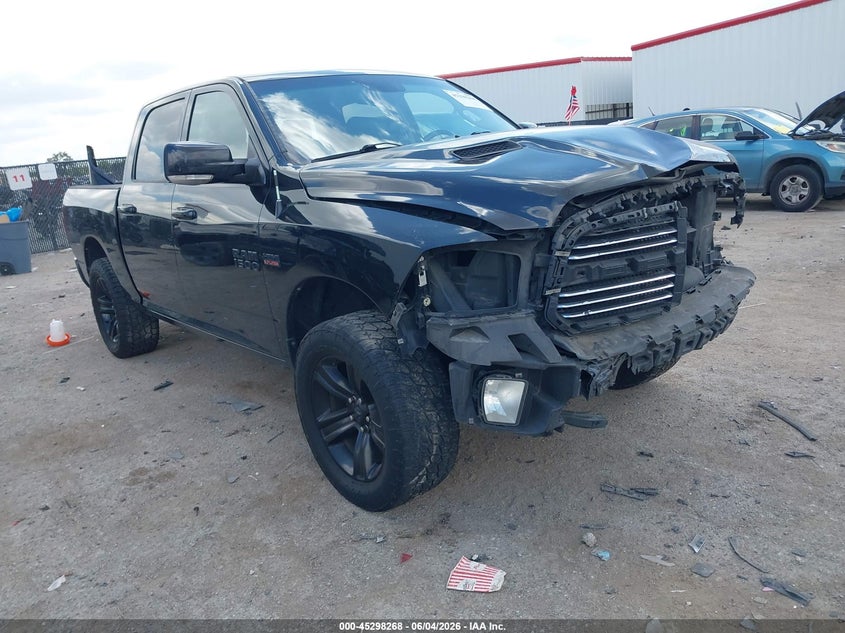 2016 Ram 1500 VIN 1C6RR7MT7GS281391 IAAI salvage auction — FRONT END, Salvage Title, sold $3,300 on 2026-07-28 (photo 1)