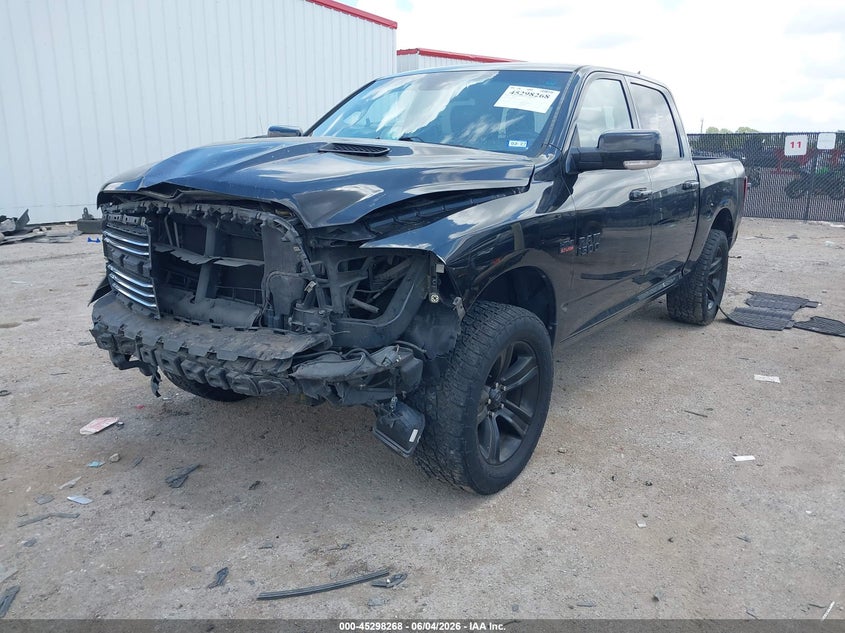 2016 Ram 1500 VIN 1C6RR7MT7GS281391 IAAI salvage auction — FRONT END, Salvage Title, sold $3,300 on 2026-07-28 (photo 2)