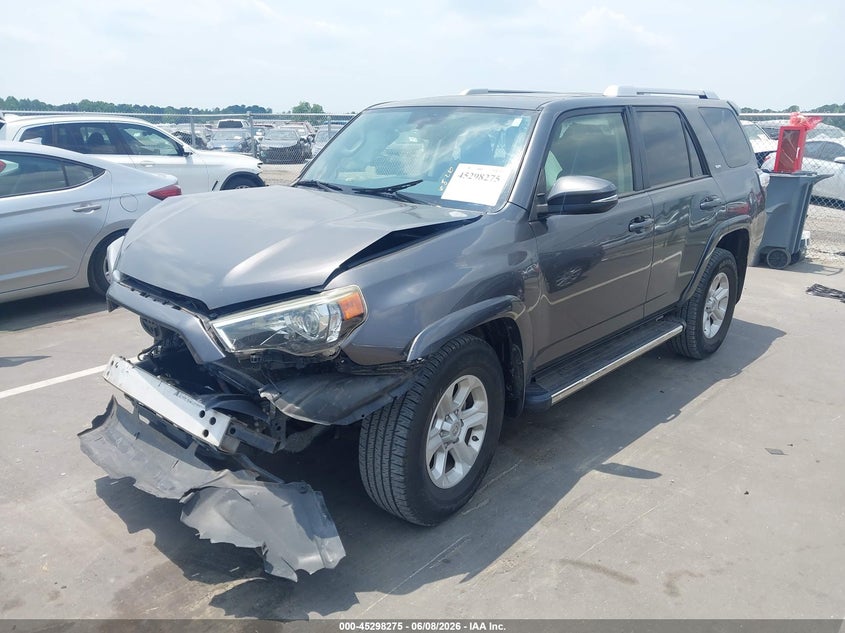 2016 Toyota 4runner VIN JTEZU5JR4G5121435 IAAI salvage auction — FRONT END, Salvage Title, sold $6,450 on 2026-07-22 (photo 2)
