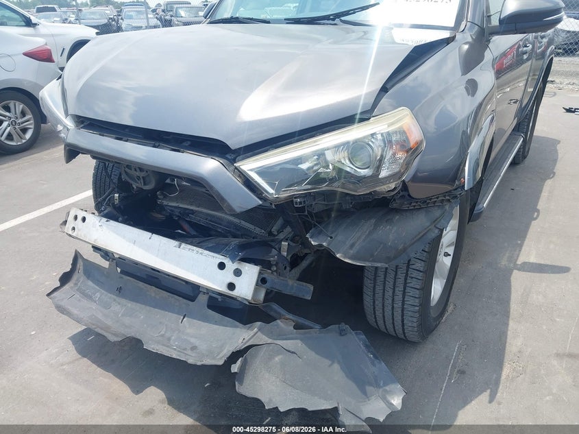 2016 Toyota 4runner VIN JTEZU5JR4G5121435 IAAI salvage auction — FRONT END, Salvage Title, sold $6,450 on 2026-07-22 (photo 6)