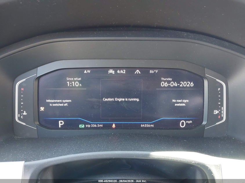 2021 Volkswagen Atlas cross sport VIN 1V2TE2CA9MC207603 IAAI salvage auction — FRONT & REAR, Salvage Title, sold $4,300 on 2026-07-28 (photo 7)