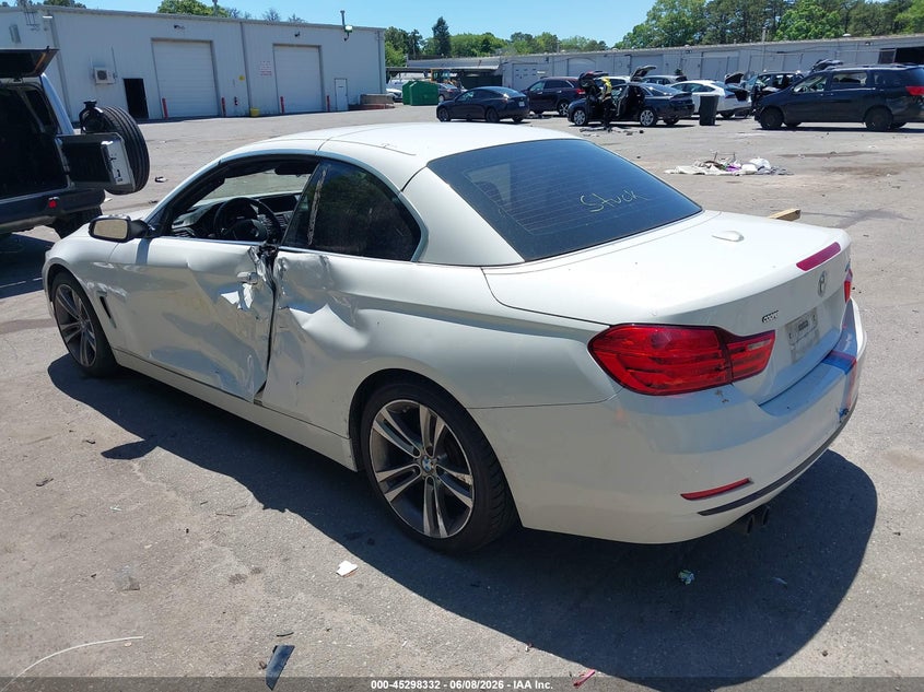 2015 BMW 4er VIN WBA3V5C56FP751815 IAAI salvage auction — LEFT SIDE, Wait Title, sold $2,150 on 2026-08-05 (photo 3)