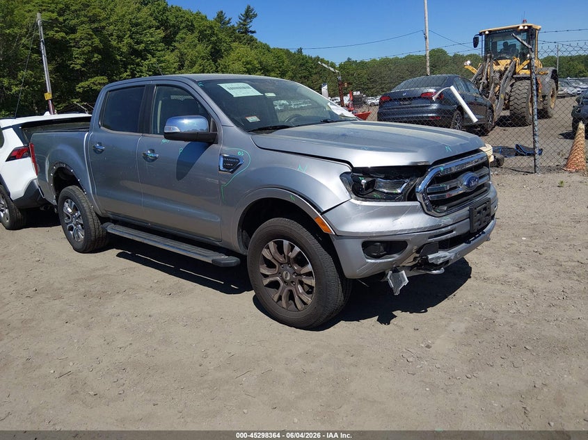 2020 Ford Ranger VIN 1FTER4FH6LLA55023 IAAI salvage auction — REAR END, Salvage (Massachusetts), sold $8,975 on 2026-07-28 (photo 1)