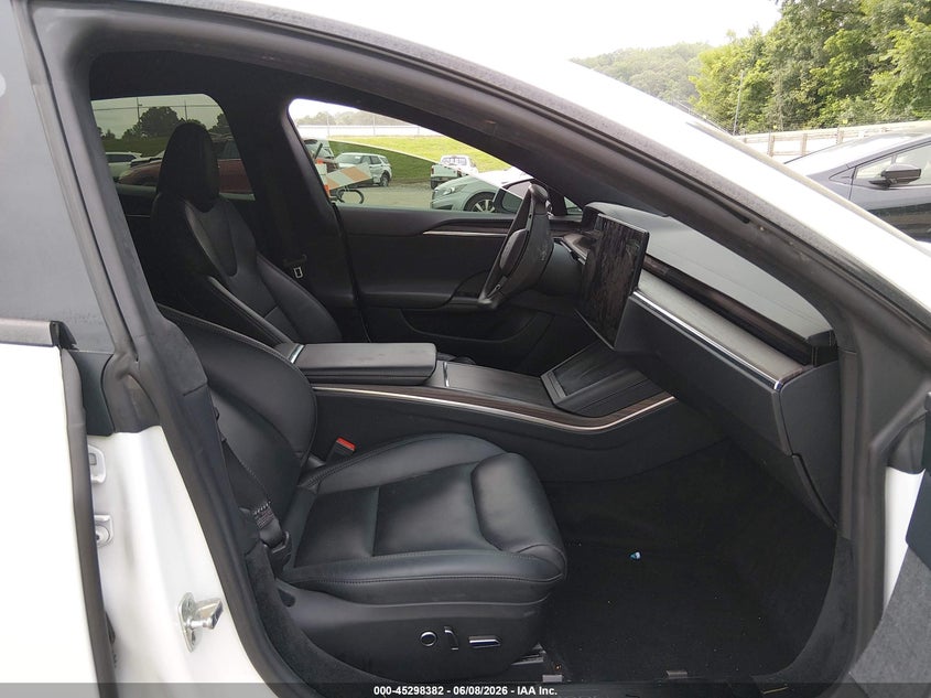 2021 Tesla Model s VIN 5YJSA1E56MF435452 IAAI salvage auction — FRONT END, Salvage Title, sold $8,500 on 2026-07-09 (photo 5)