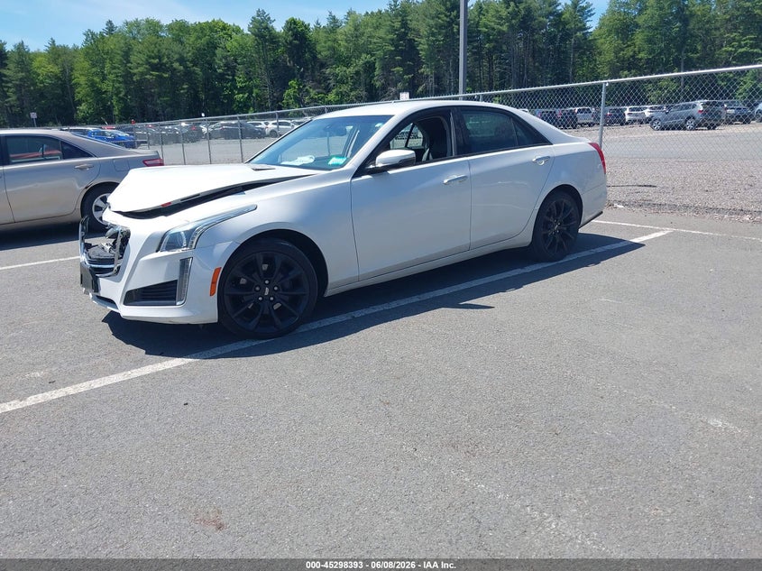 2019 Cadillac Cts VIN 1G6AW5SX3K0118575 IAAI salvage auction — FRONT END, Salvage Title, sold $3,000 on 2026-07-09 (photo 2)