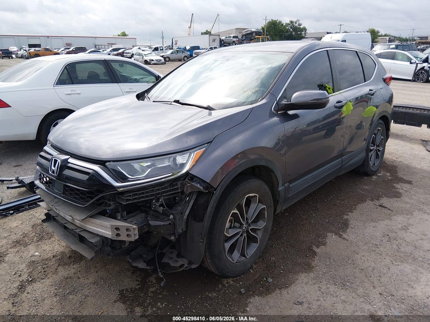 2020 Honda Cr-v VIN 5J6RW1H88LA006109 IAAI salvage auction — SIDE, Clear (Oklahoma), sold $4,550 on 2026-07-31 (photo 2)