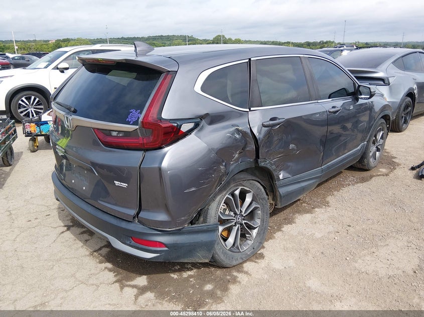 2020 Honda Cr-v VIN 5J6RW1H88LA006109 IAAI salvage auction — SIDE, Clear (Oklahoma), sold $4,550 on 2026-07-31 (photo 4)