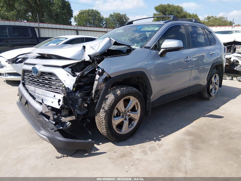 2019 Toyota Rav 4 VIN JTMDWRFV7KD031166 IAAI salvage auction — FRONT & REAR, Wait Title, sold $11,500 on 2026-09-22 (photo 2)