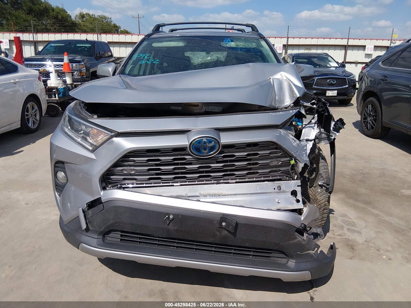 2019 Toyota Rav 4 VIN JTMDWRFV7KD031166 IAAI salvage auction — FRONT & REAR, Wait Title, sold $11,500 on 2026-09-22 (photo 6)