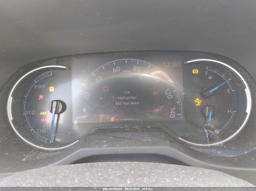 2019 Toyota Rav 4 VIN JTMDWRFV7KD031166 IAAI salvage auction — FRONT & REAR, Wait Title, sold $11,500 on 2026-09-22 (photo 7)