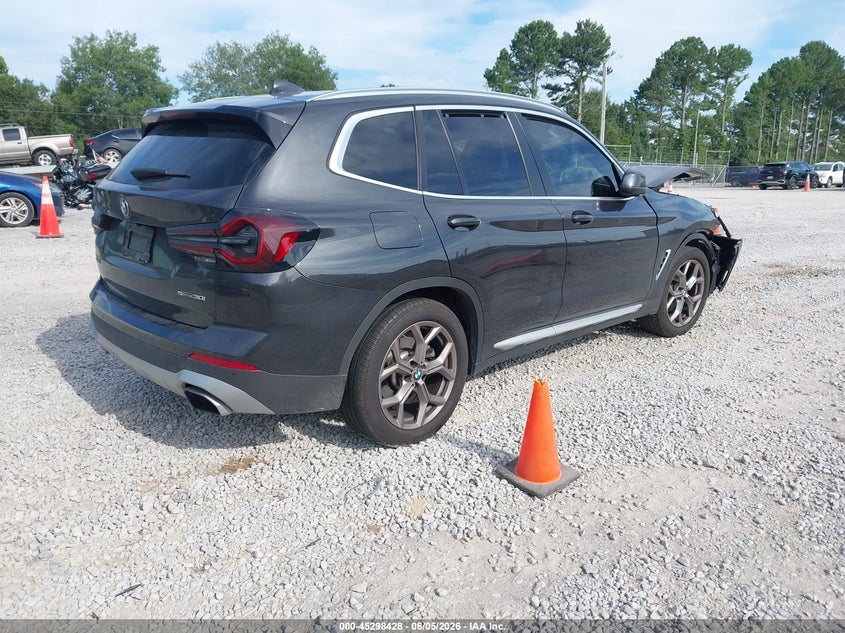 2022 BMW X3 VIN WBX47DP0XNN157249 IAAI salvage auction — FRONT END, Salvage Title, sold $5,300 on 2026-09-14 (photo 4)