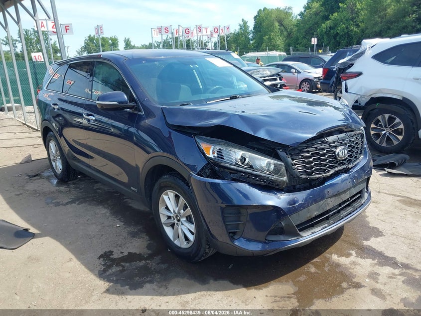 2019 Kia Sorento VIN 5XYPGDA32KG465662 IAAI salvage auction — FRONT END, Salvage Title, sold $2,400 on 2026-07-23 (photo 1)