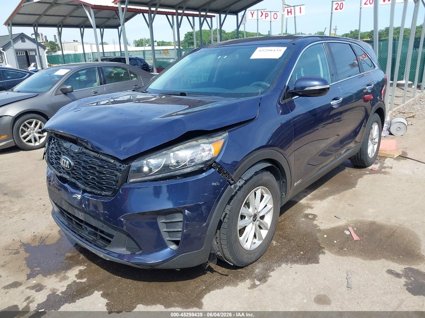 2019 Kia Sorento VIN 5XYPGDA32KG465662 IAAI salvage auction — FRONT END, Salvage Title, sold $2,400 on 2026-07-23 (photo 2)