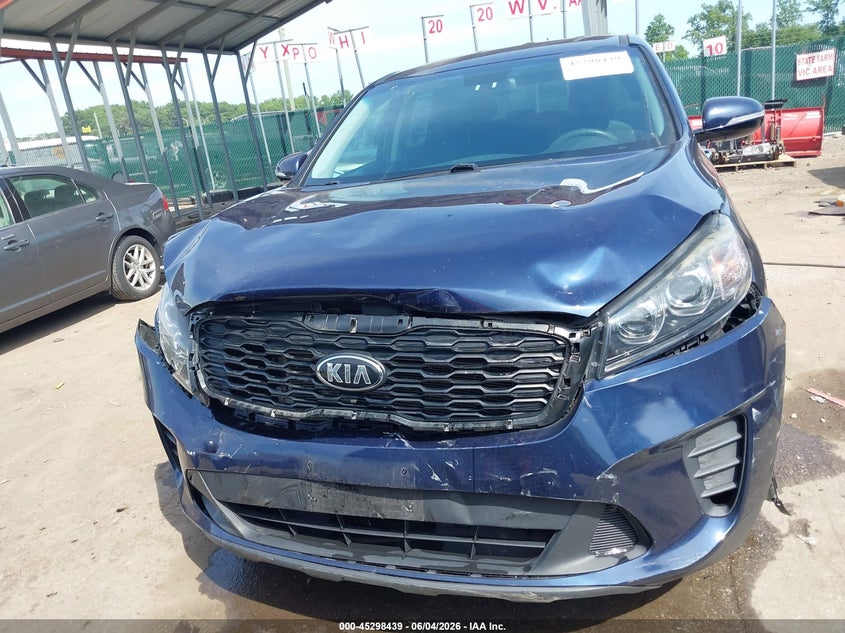 2019 Kia Sorento VIN 5XYPGDA32KG465662 IAAI salvage auction — FRONT END, Salvage Title, sold $2,400 on 2026-07-23 (photo 6)