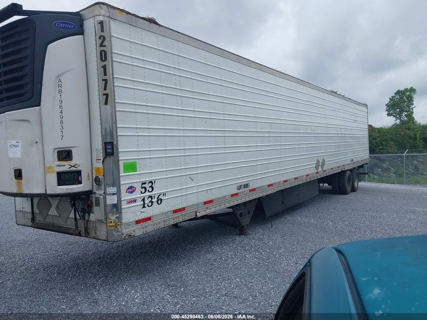 2019 Utility trailer mfg 53' reefer semi trailer VIN 1UYVS2532K6752377 IAAI salvage auction — ALL OVER, Clear (Georgia), sold $10,900 on 2026-07-08 (photo 2)
