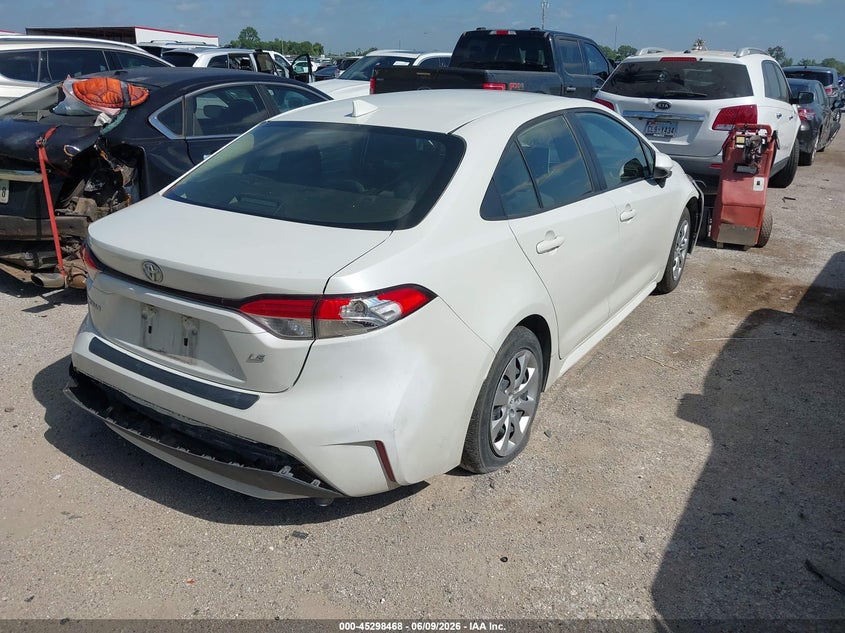 2020 Toyota Corolla VIN JTDEPRAE4LJ067991 IAAI salvage auction — SIDE, Salvage Title, sold $4,750 on 2026-07-21 (photo 4)