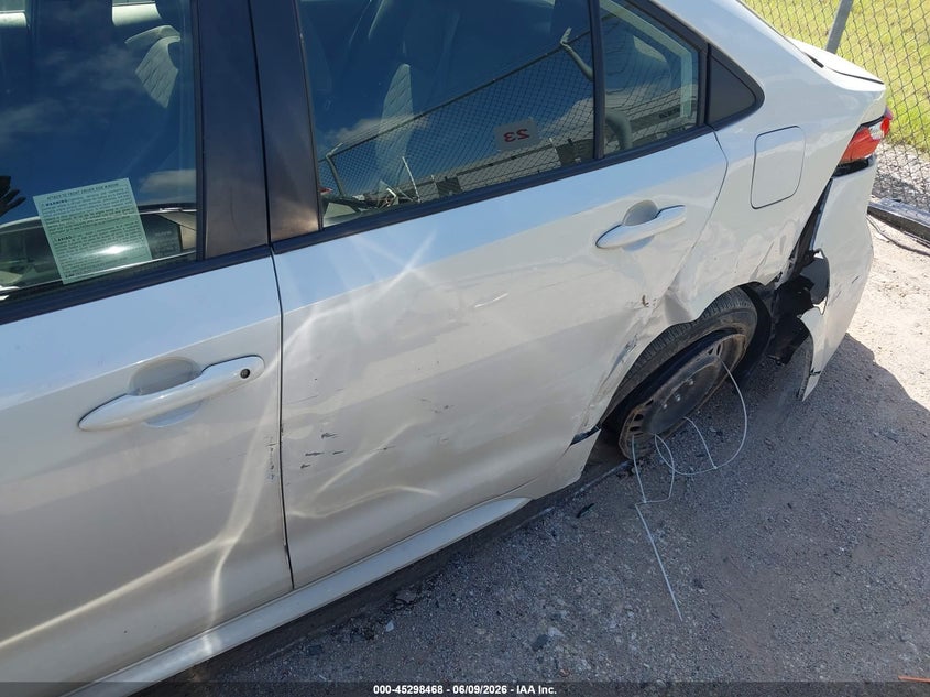 2020 Toyota Corolla VIN JTDEPRAE4LJ067991 IAAI salvage auction — SIDE, Salvage Title, sold $4,750 on 2026-07-21 (photo 6)