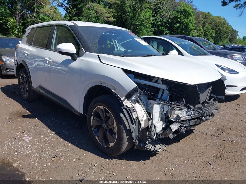 2024 Nissan Rogue VIN JN8BT3BB3RW445167 IAAI salvage auction — FRONT END, Salvage Title, sold $4,700 on 2026-07-07 (photo 1)