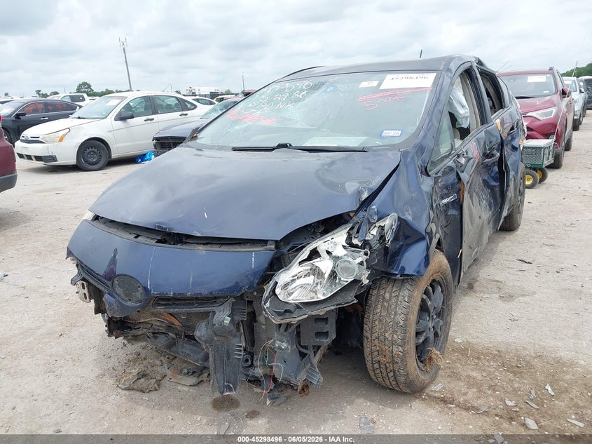 2015 Toyota Prius VIN JTDKN3DU2F0445034 IAAI salvage auction — BIOHAZARD/CHEMICAL, Salvage (Texas), sold $425 on 2026-07-21 (photo 2)