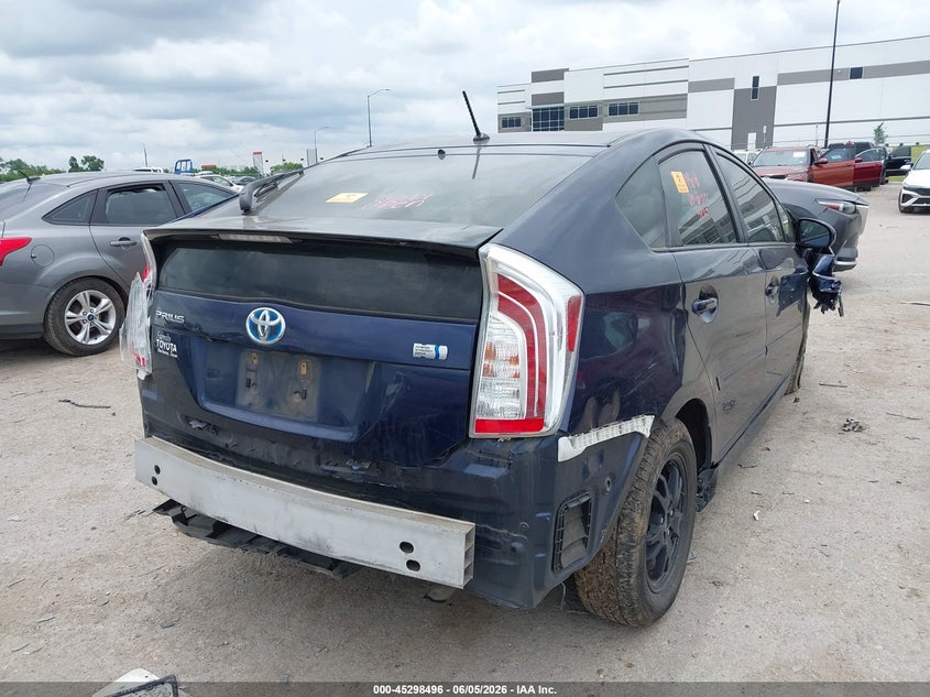 2015 Toyota Prius VIN JTDKN3DU2F0445034 IAAI salvage auction — BIOHAZARD/CHEMICAL, Salvage (Texas), sold $425 on 2026-07-21 (photo 4)
