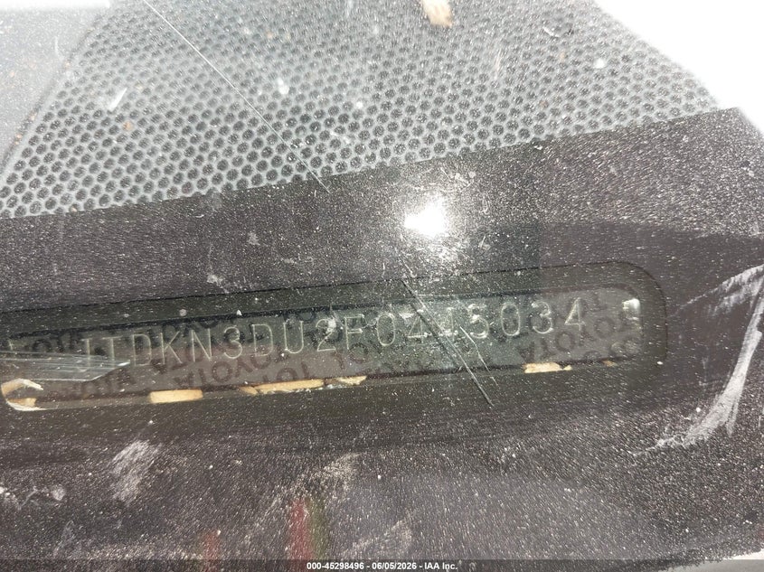 2015 Toyota Prius VIN JTDKN3DU2F0445034 IAAI salvage auction — BIOHAZARD/CHEMICAL, Salvage (Texas), sold $425 on 2026-07-21 (photo 9)