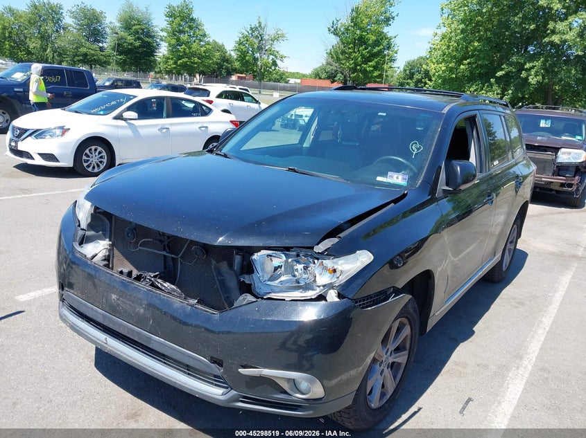 2012 Toyota Highlander VIN 5TDBK3EH0CS139632 IAAI salvage auction — FRONT END, Salvage Title, sold $3,125 on 2026-07-20 (photo 2)