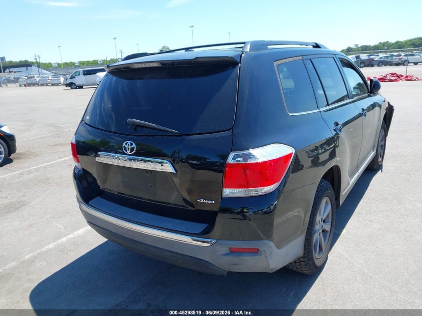 2012 Toyota Highlander VIN 5TDBK3EH0CS139632 IAAI salvage auction — FRONT END, Salvage Title, sold $3,125 on 2026-07-20 (photo 4)