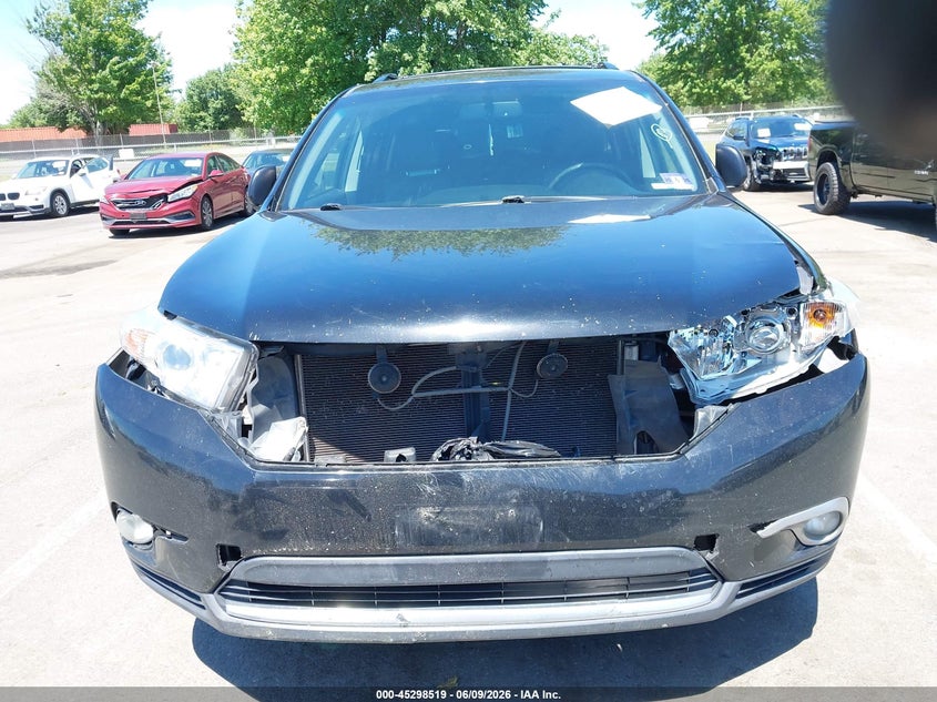 2012 Toyota Highlander VIN 5TDBK3EH0CS139632 IAAI salvage auction — FRONT END, Salvage Title, sold $3,125 on 2026-07-20 (photo 6)