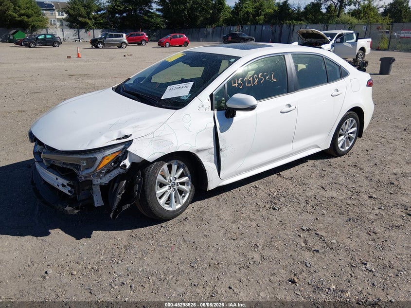 2025 Toyota Corolla VIN JTDBCMFE1SJ043477 IAAI salvage auction — FRONT END, Salvage Title, sold $10,300 on 2026-07-12 (photo 2)