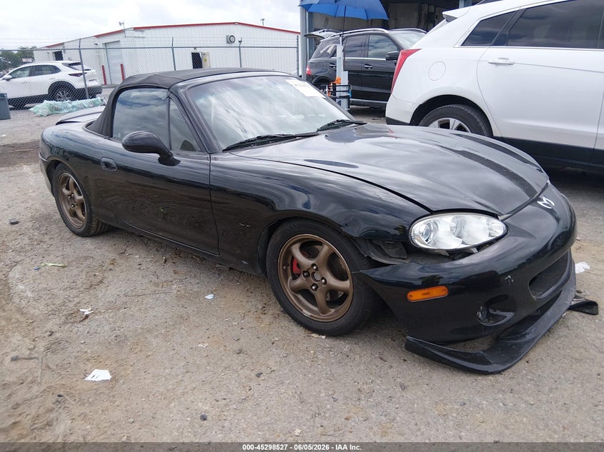 2002 Mazda Mx-5 miata VIN JM1NB353920224195 IAAI salvage auction — REAR END, Salvage (Louisiana), sold $225 on 2026-07-28 (photo 1)
