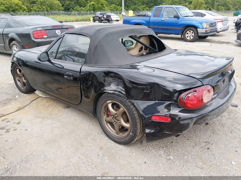 2002 Mazda Mx-5 miata VIN JM1NB353920224195 IAAI salvage auction — REAR END, Salvage (Louisiana), sold $225 on 2026-07-28 (photo 3)