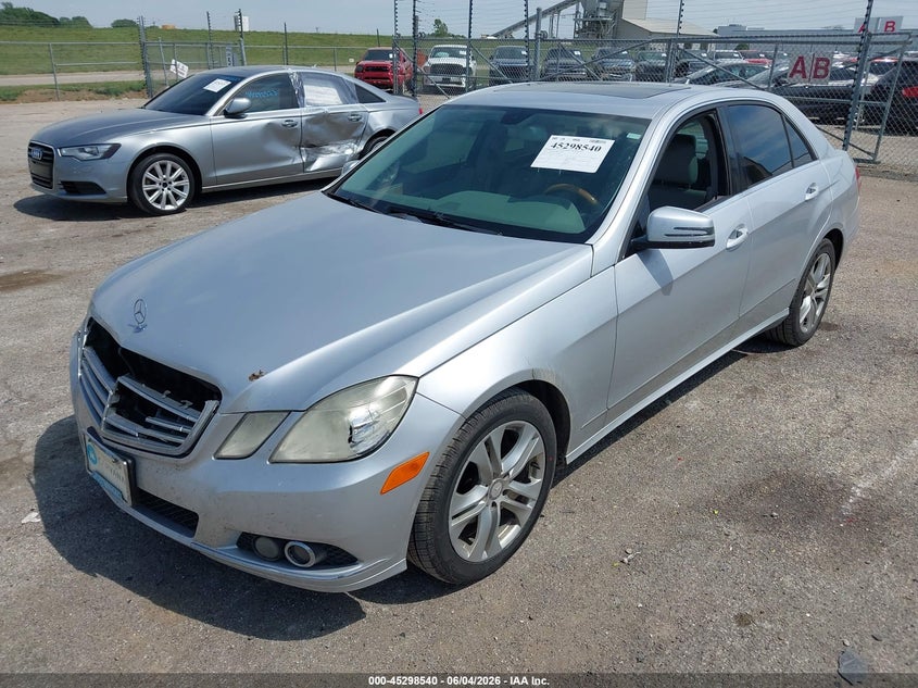 2010 Mercedes-benz E-klasse VIN WDDHF5GB1AA044645 IAAI salvage auction — FRONT END, Salvage (Illinois), sold $550 on 2026-08-15 (photo 2)
