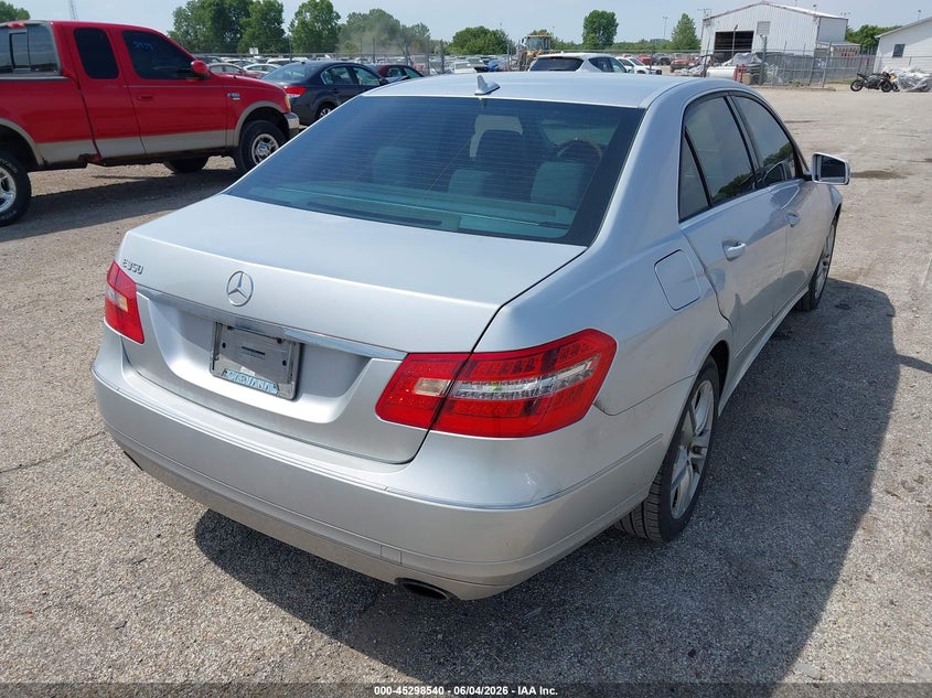 2010 Mercedes-benz E-klasse VIN WDDHF5GB1AA044645 IAAI salvage auction — FRONT END, Salvage (Illinois), sold $550 on 2026-08-15 (photo 4)