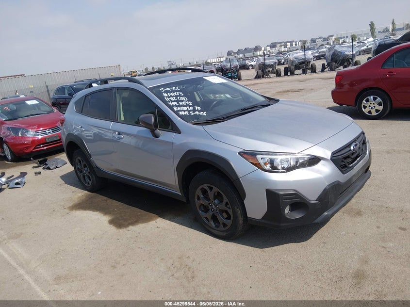 2023 Subaru Xv VIN JF2GTHSCXPH236339 IAAI salvage auction — LEFT SIDE, Salvage Title, sold $1,250 on 2026-07-29 (photo 1)