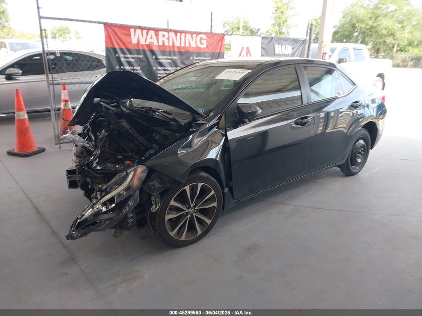 2017 Toyota Corolla VIN 5YFBURHE3HP649004 IAAI salvage auction — FRONT END, Salvage Title, sold $325 on 2026-07-22 (photo 2)