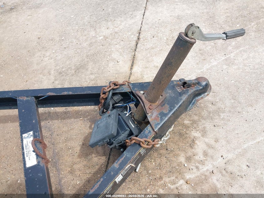2021 Carry on Trailer VIN 4YMBU1425MT039893 IAAI salvage auction — FRONT END, Salvage (Texas), sold $400 on 2026-07-09 (photo 6)